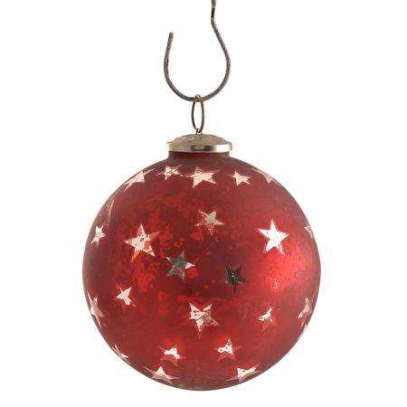 Red Star Christmas Hanging